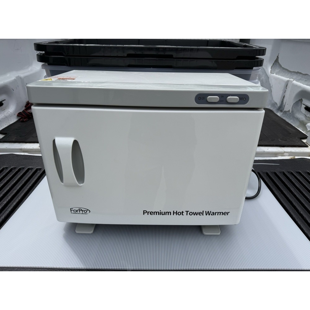 ForPro Premium Hot Towel Warmer Cabinet UV Sterilizer Spa Salon Barber
